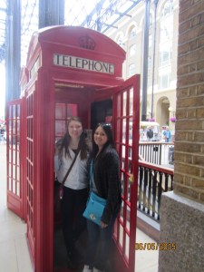 We found a phone booth!