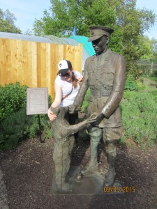 Winnie the Pooh at the London Zoo.