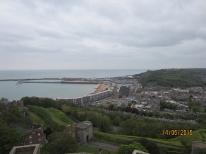 Dover from Dover Castle.